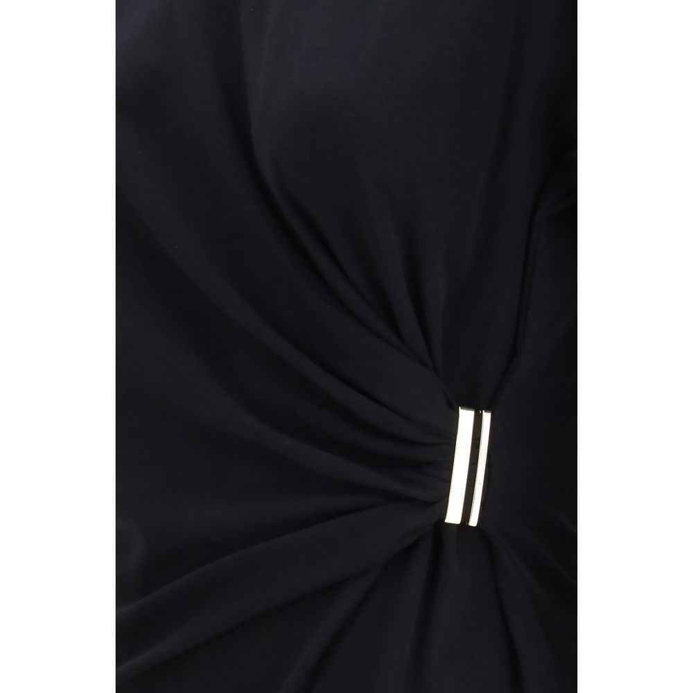 PINKO Black Cotton T-Shirt