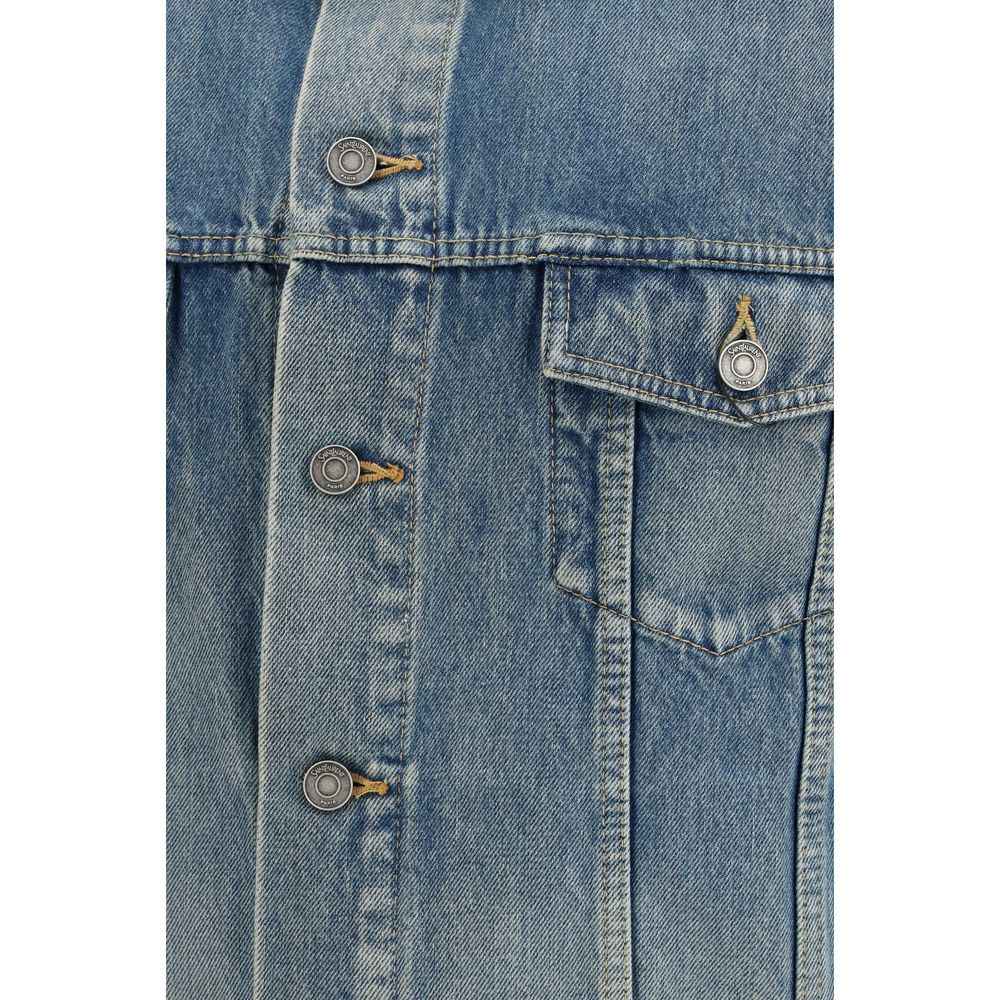 Saint Laurent Blue Cotton Denim Jacket