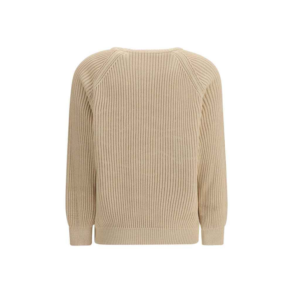 Saint Laurent Beige Cotton Sweatshirt