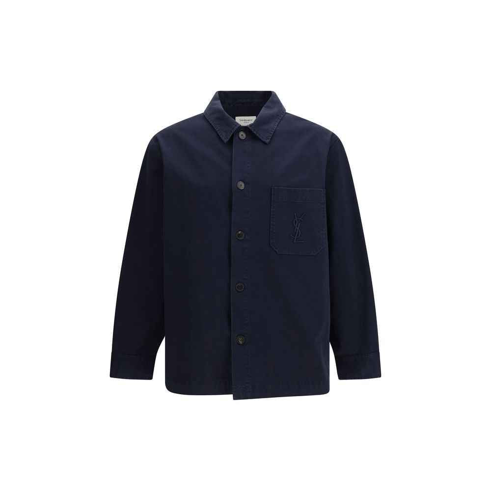 Saint Laurent Blue Cotton Denim Jacket