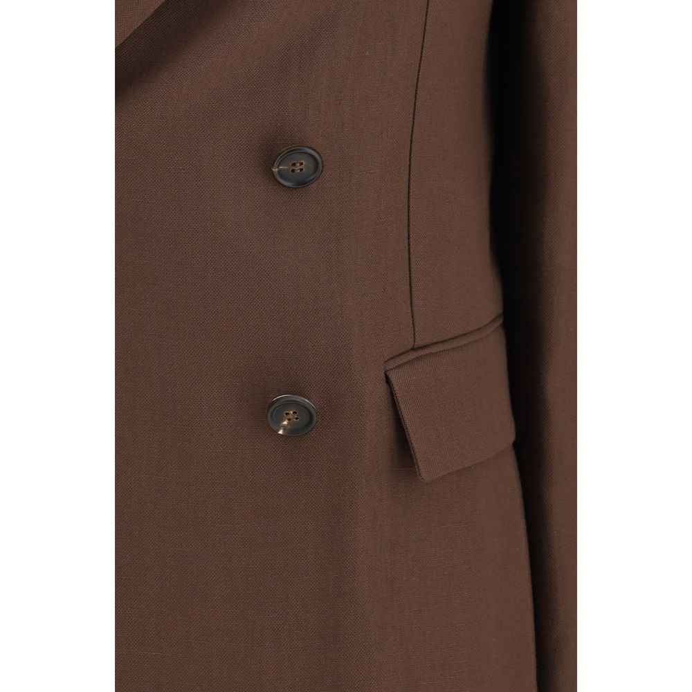 Brunello Cucinelli Brown Linen Blazer