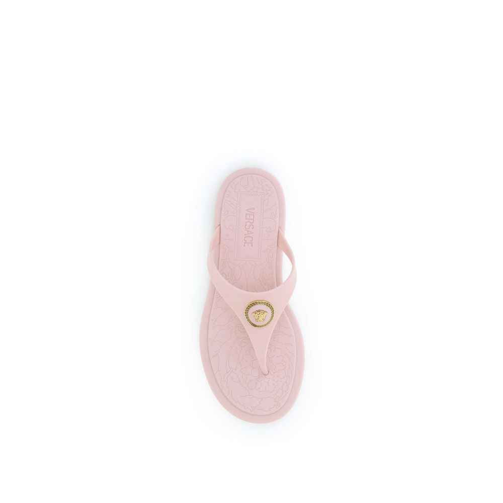 Versace Multicolor Rubber Flip-Flop Sandals