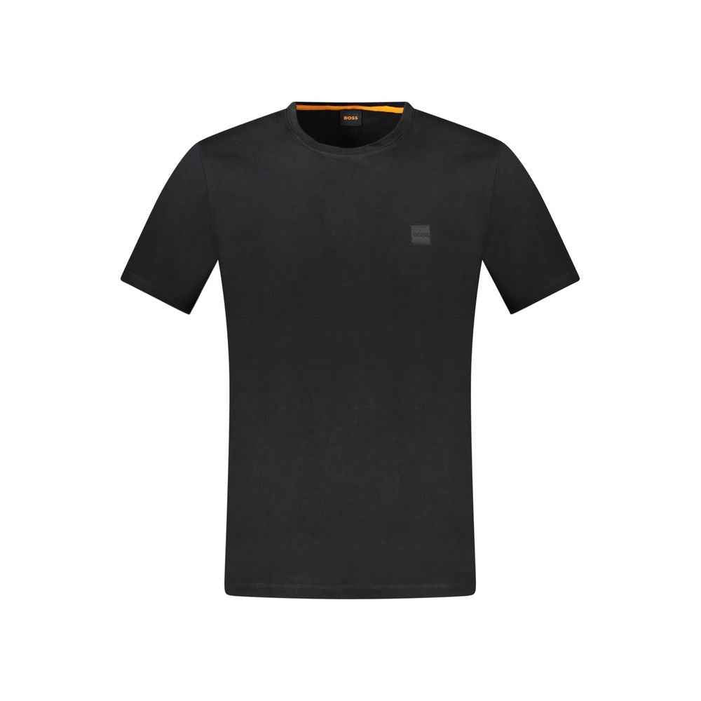 Hugo Boss Black Cotton Men T-Shirt