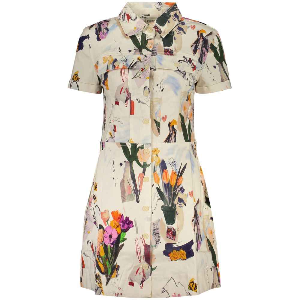 Desigual White Viscosa Women Dress