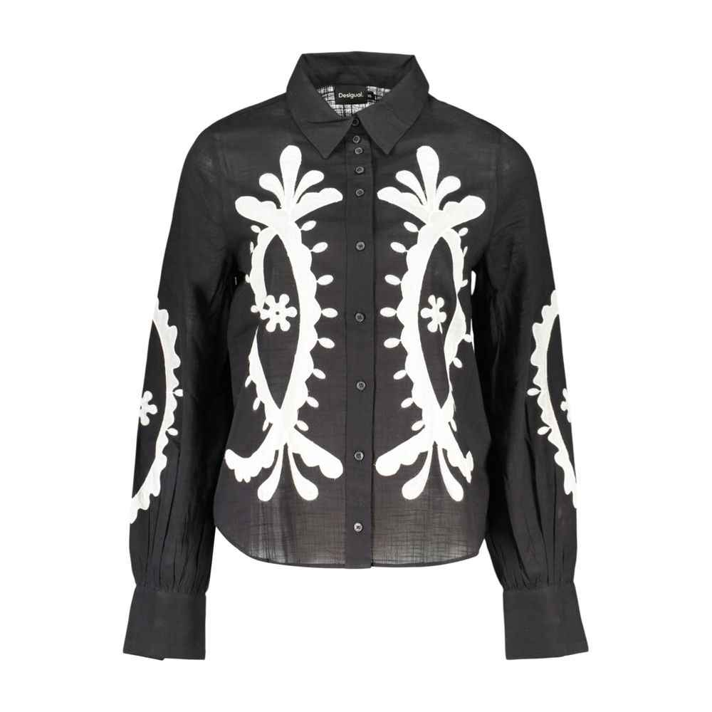 Desigual Nero Cotton Women Shirt