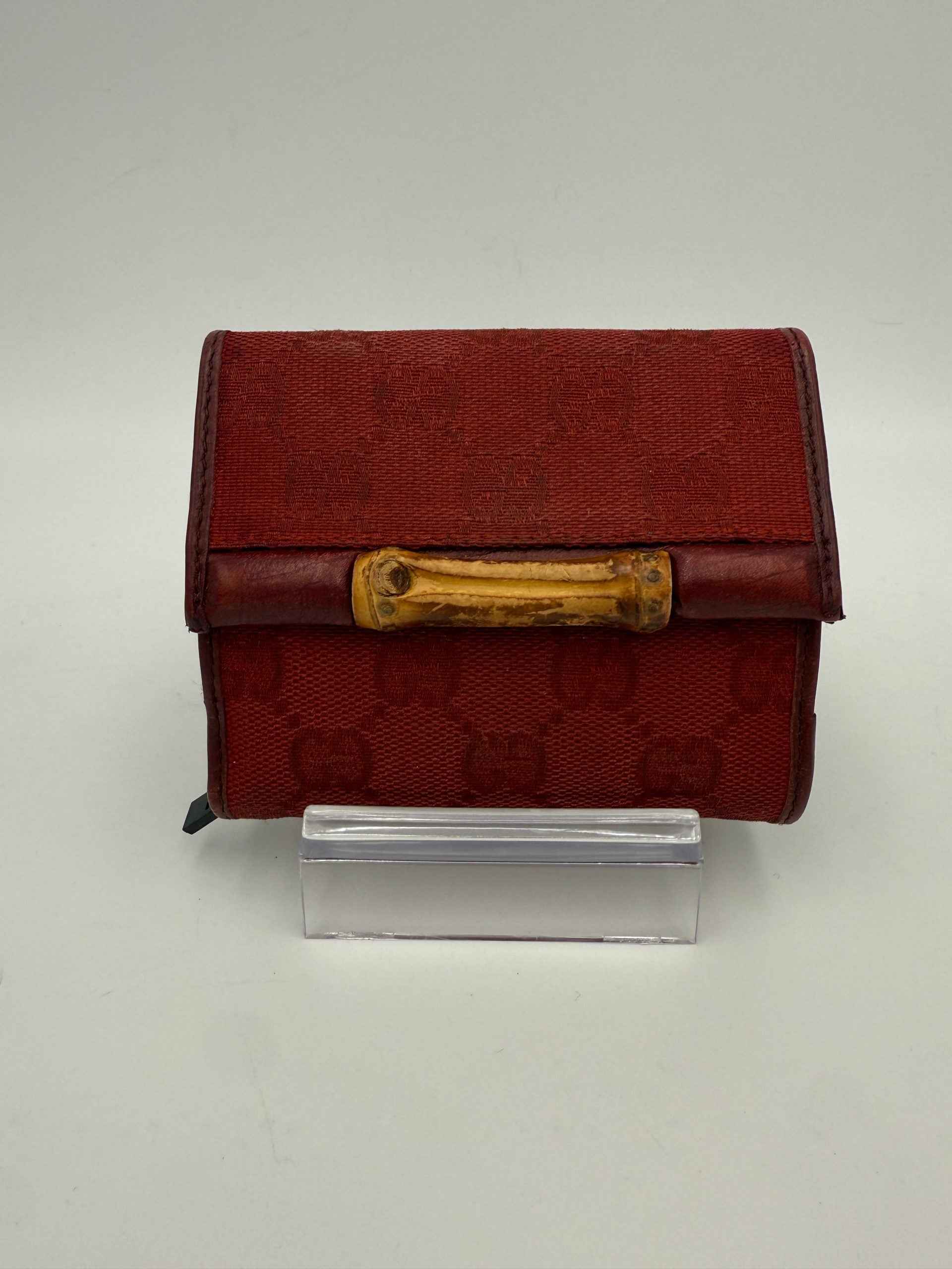 Gucci GUCCI GG Canvas Compact Wallet