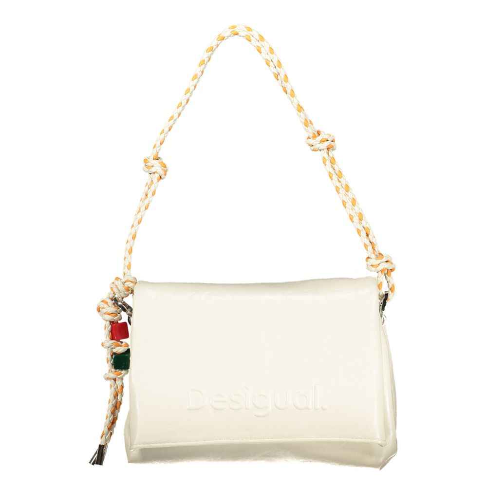 Desigual Ecru Polyurethane Women Handbag