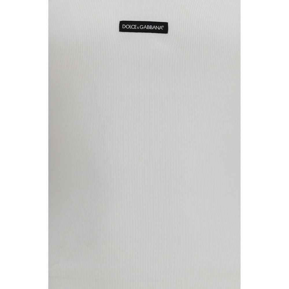 Dolce & Gabbana White Cotton Top