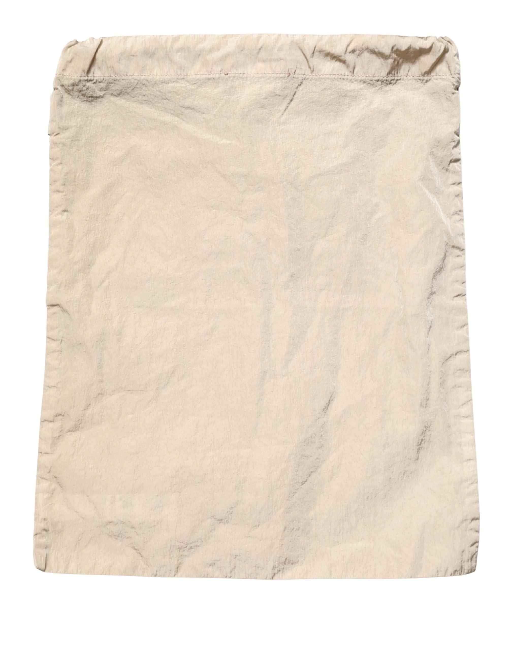 Dolce & Gabbana Brown Nylon Drawstring Swim Shorts Swimwear