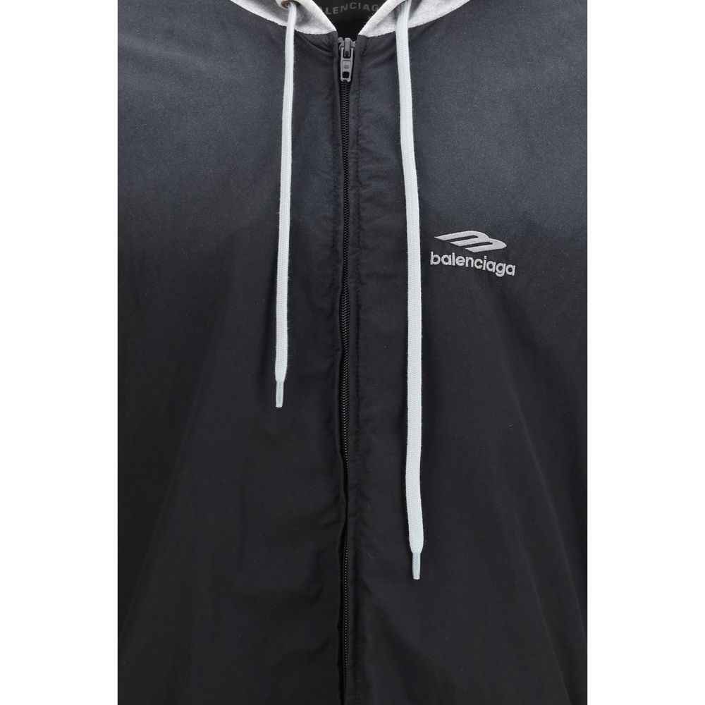 Balenciaga Black Polyester Bomber