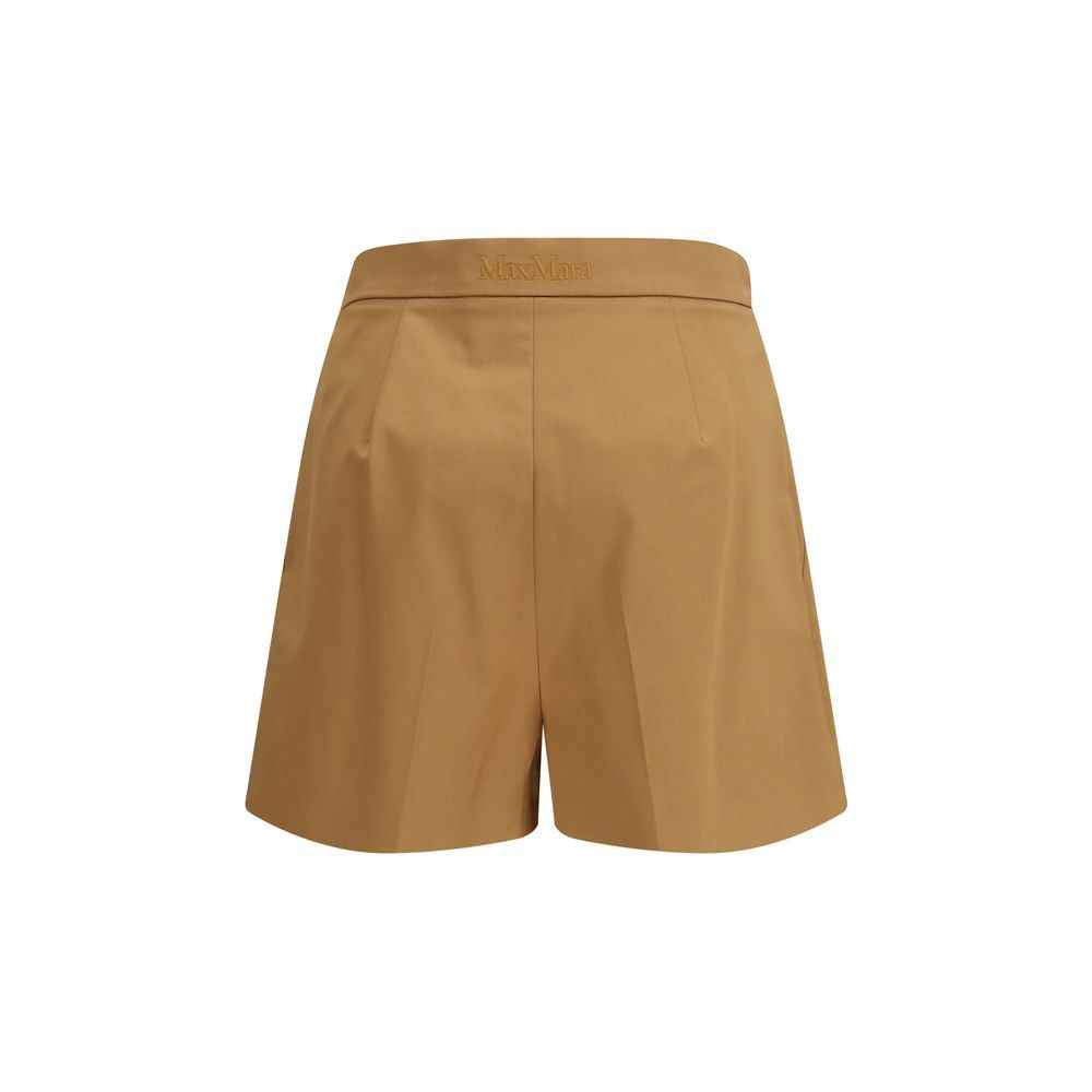 Max Mara Beige Cotton Bermuda Shorts