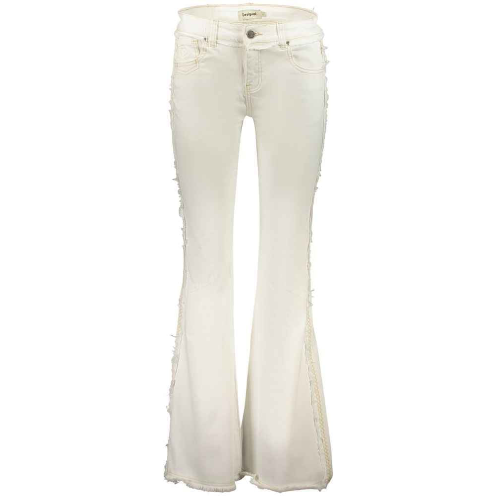 Desigual Bianco Cotton Female Jeans