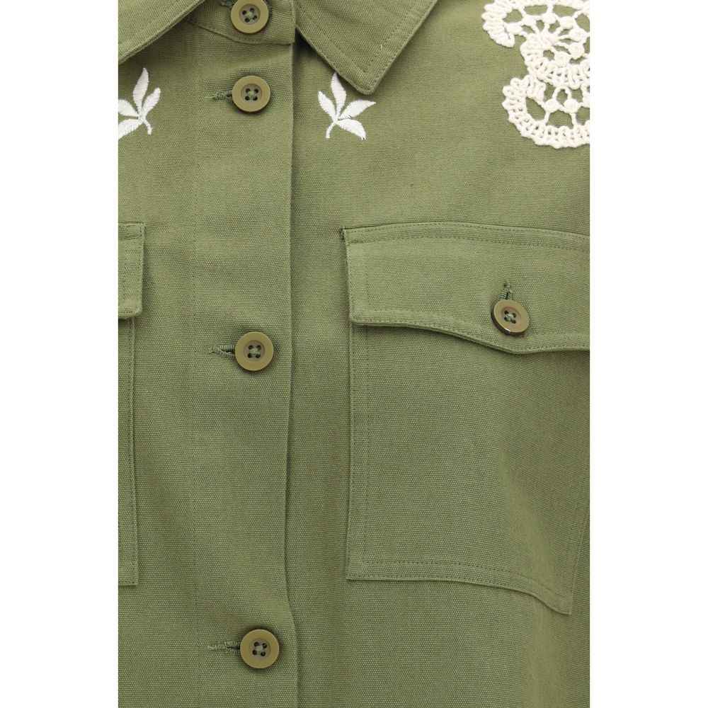 Max Mara Bicolor Cotton Coat