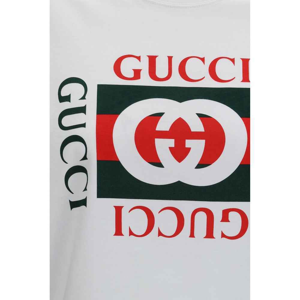 Gucci White Cotton T-Shirt