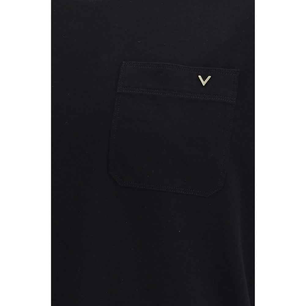 Valentino Black Cotton T-Shirt