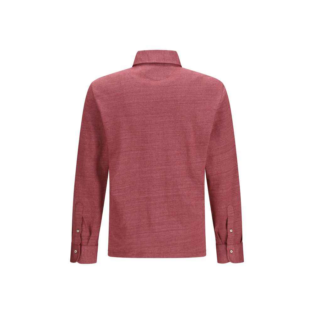 Brunello Cucinelli Multicolor Linen Polo Shirt