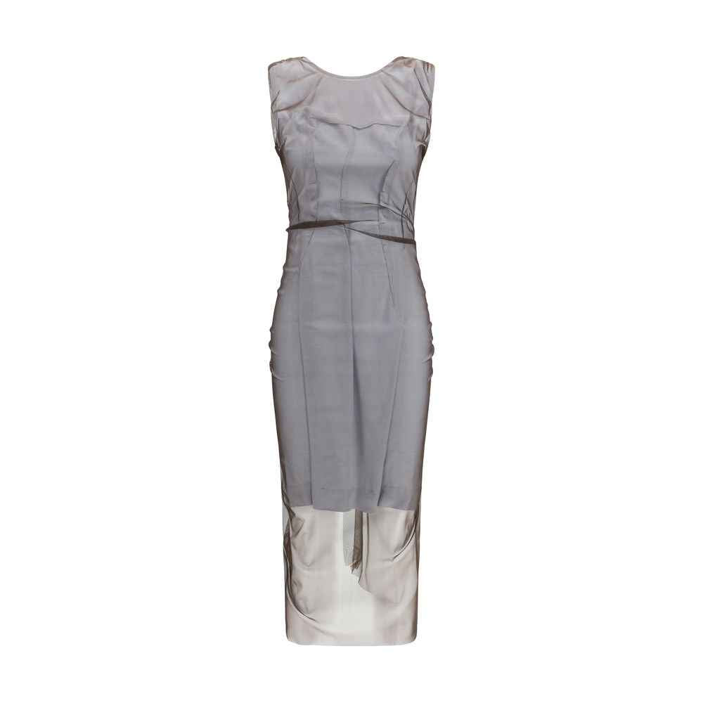 Maison Margiela Brown Polyamide Casual Dress