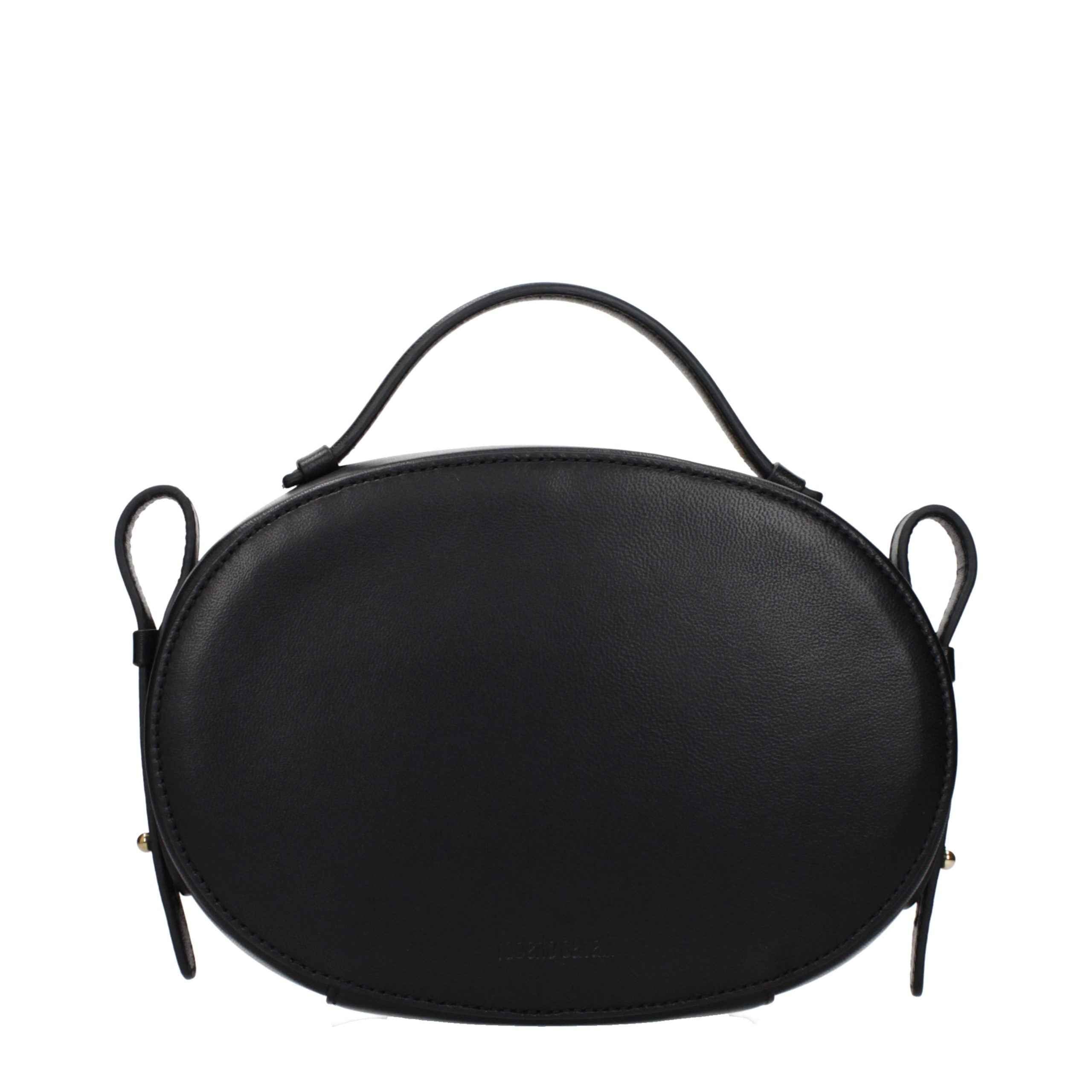 Roberto Cavalli Black Leather Handbag