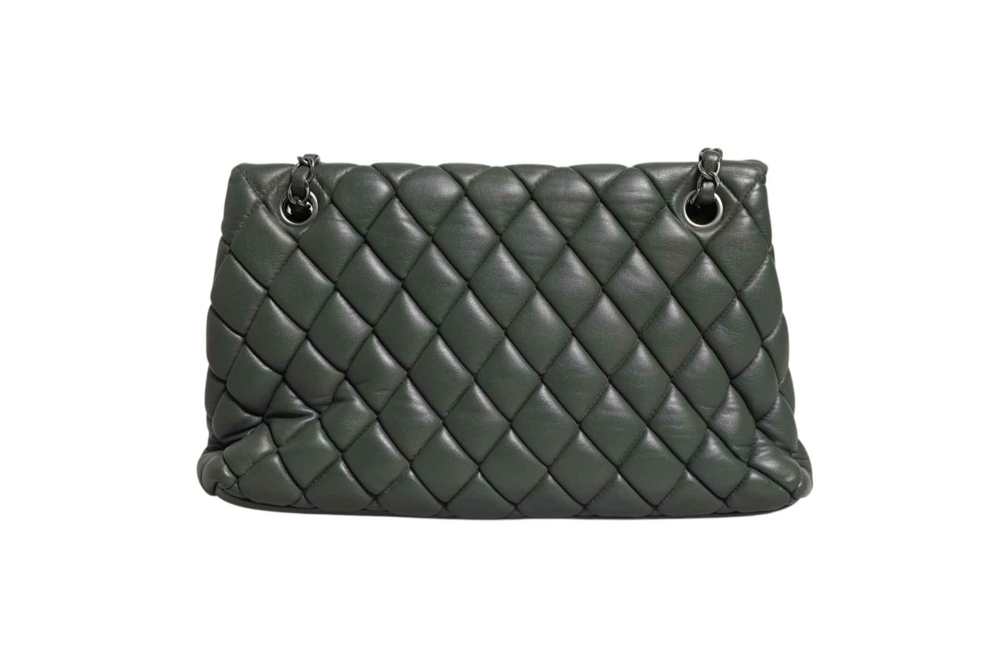 Chanel Quilted Lambskin Leather New Bubble Flap Bag