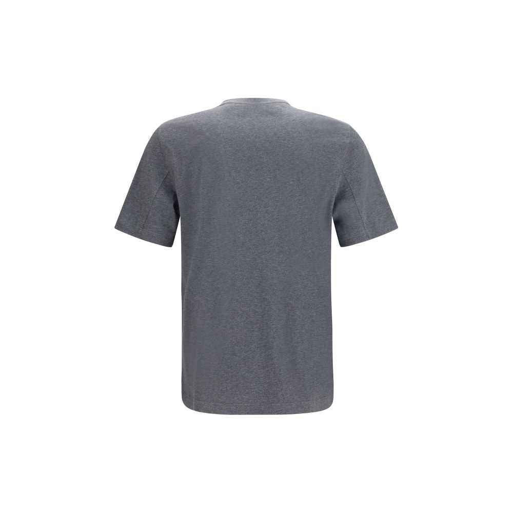 Brunello Cucinelli Blue Cotton T-Shirt