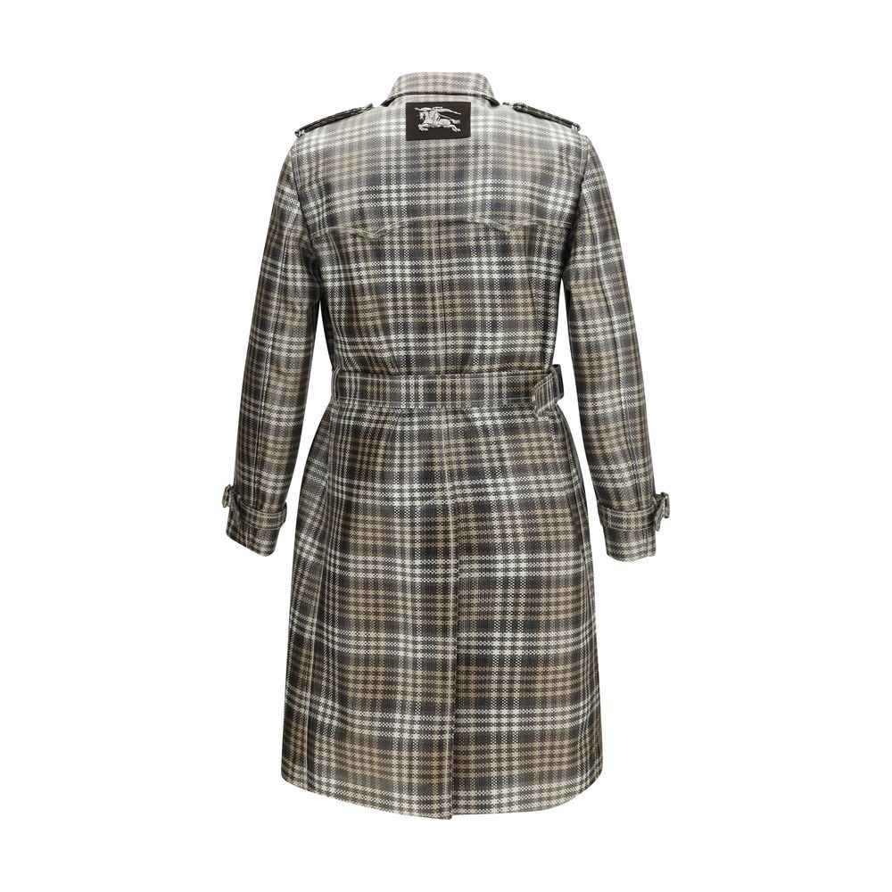 Burberry Brown Polyester Trench Coat