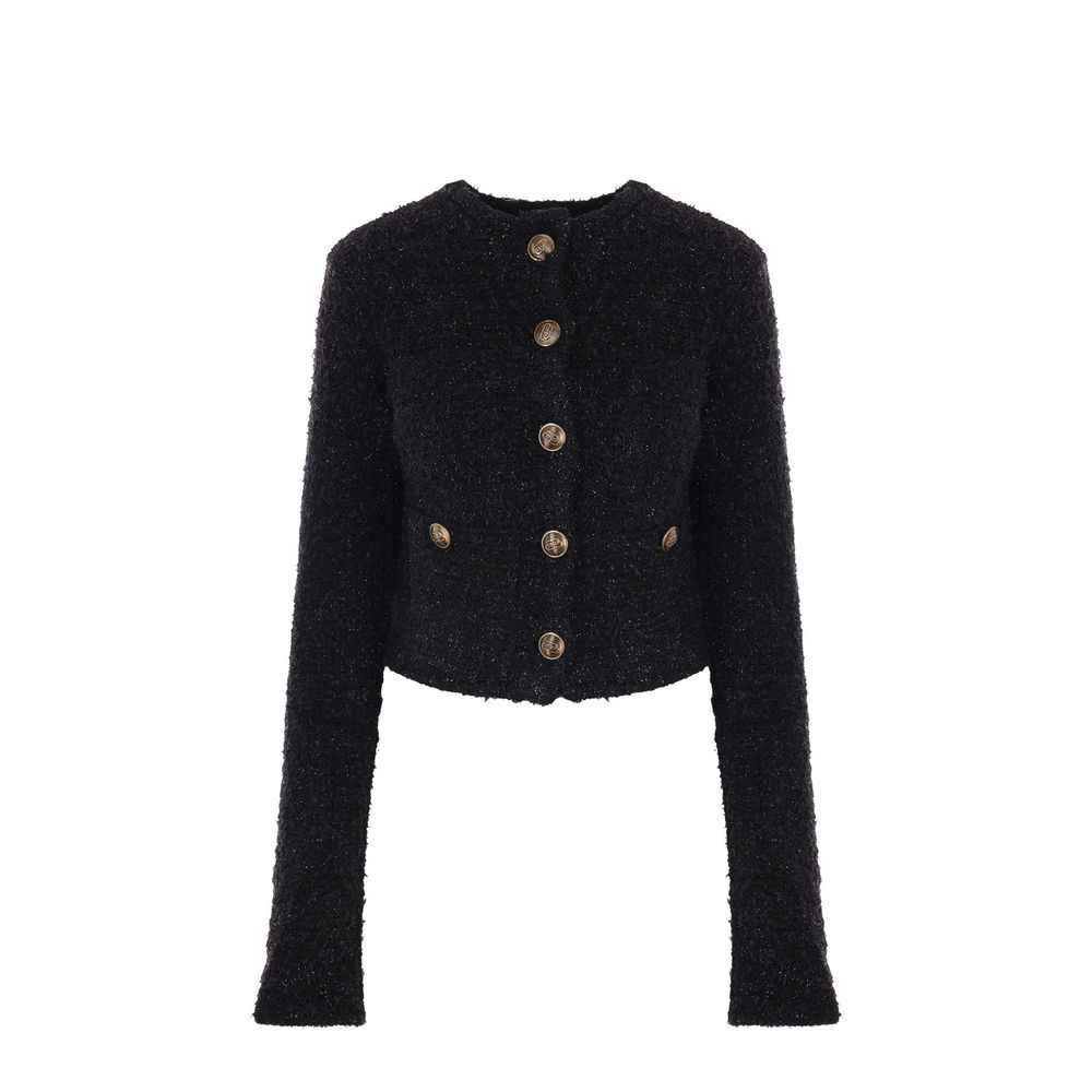 Balenciaga Black Cotton Cardigan