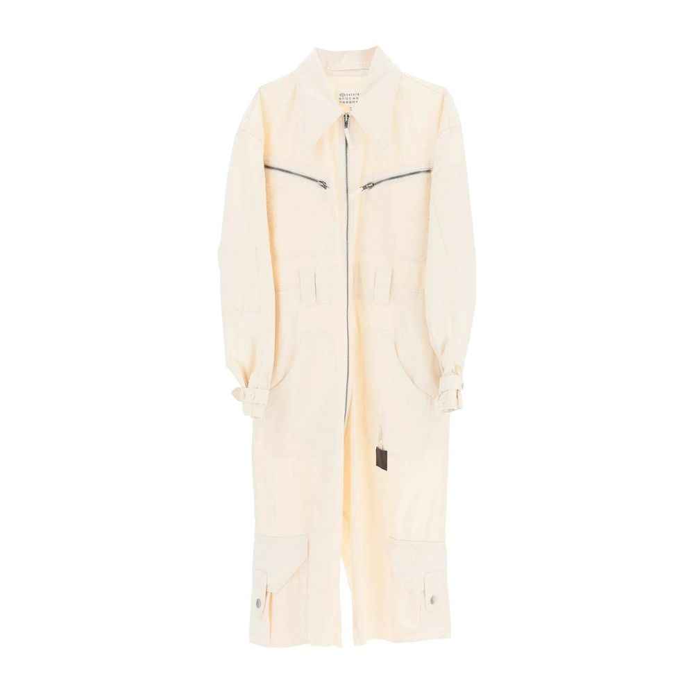 Maison Margiela White Cotton Jumpsuit