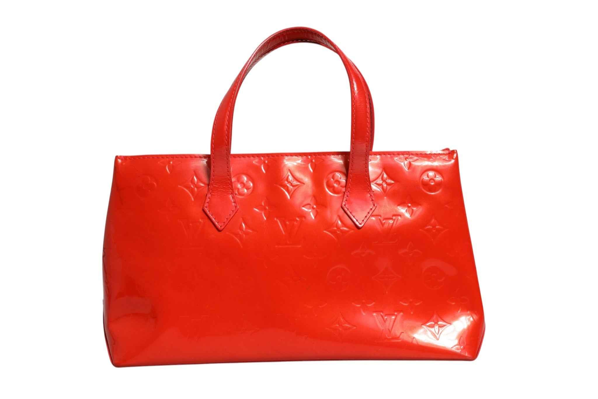 Louis Vuitton Red Monogram Vernis Wilshire PM