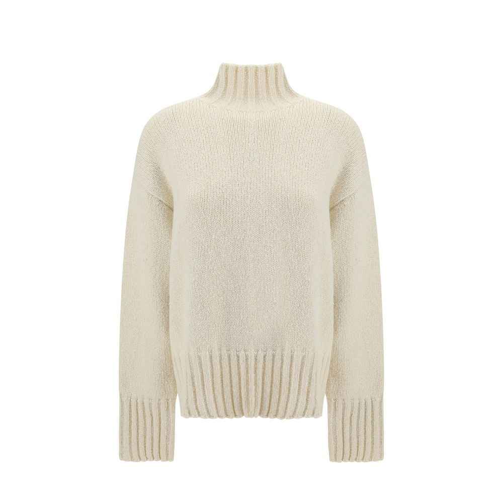 Jil Sander White Silk Sweatshirt