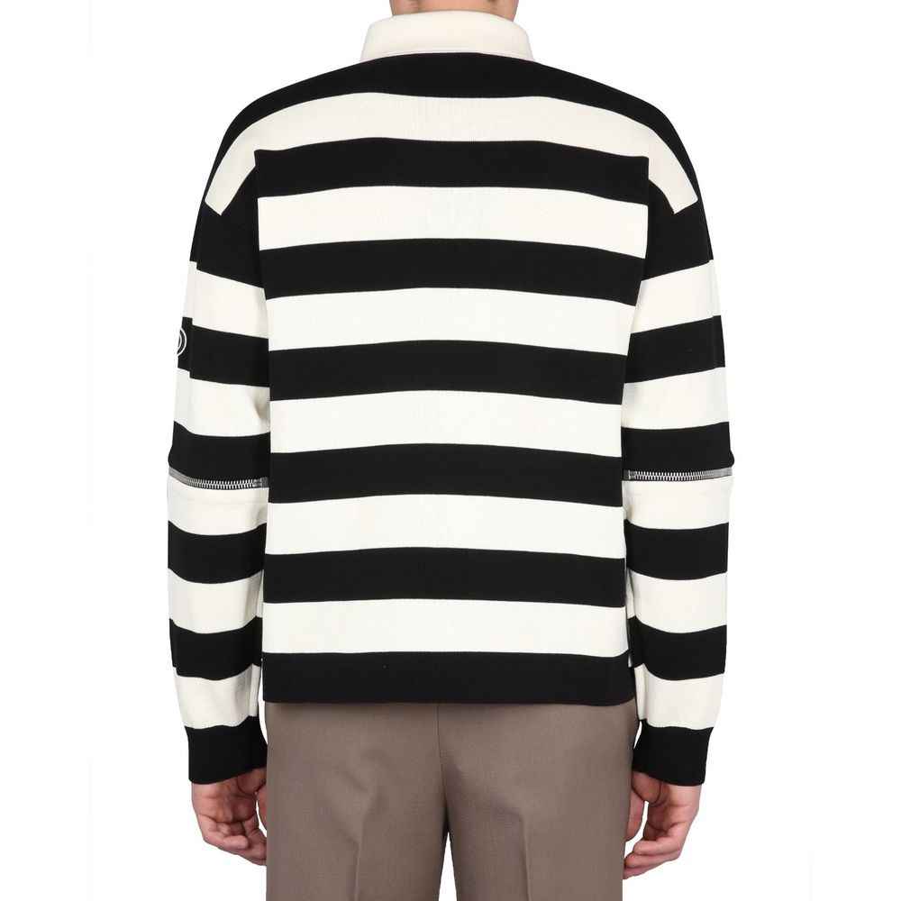 Gucci White Cotton Polo Shirt