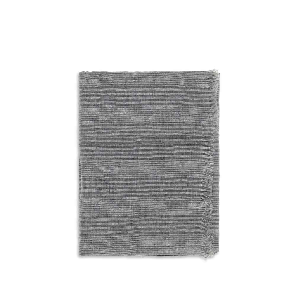 Brunello Cucinelli Gray Linen Scarf