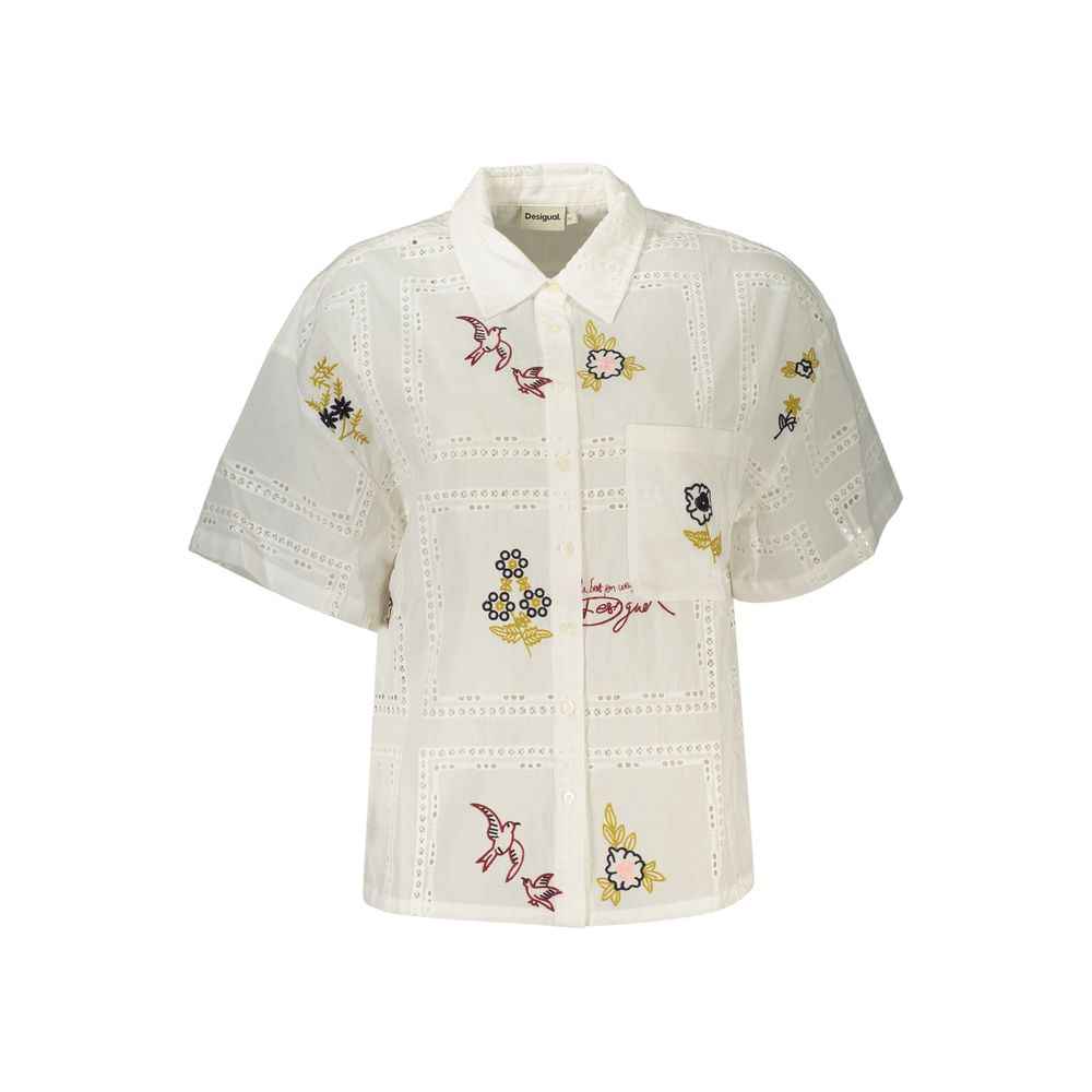 Desigual White Polyester Women's Shirt