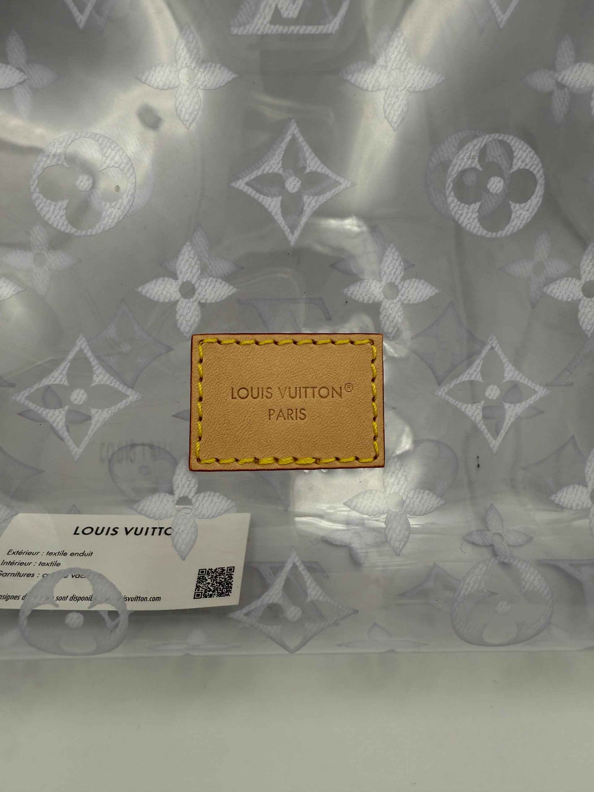 Louis Vuitton LOUIS VUITTON Monogram Transparent Pochette