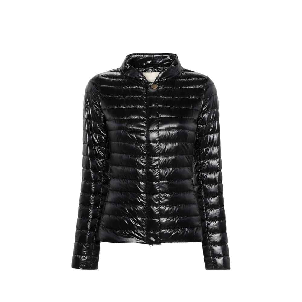 Herno Black Polyamide Full-Length Jacket