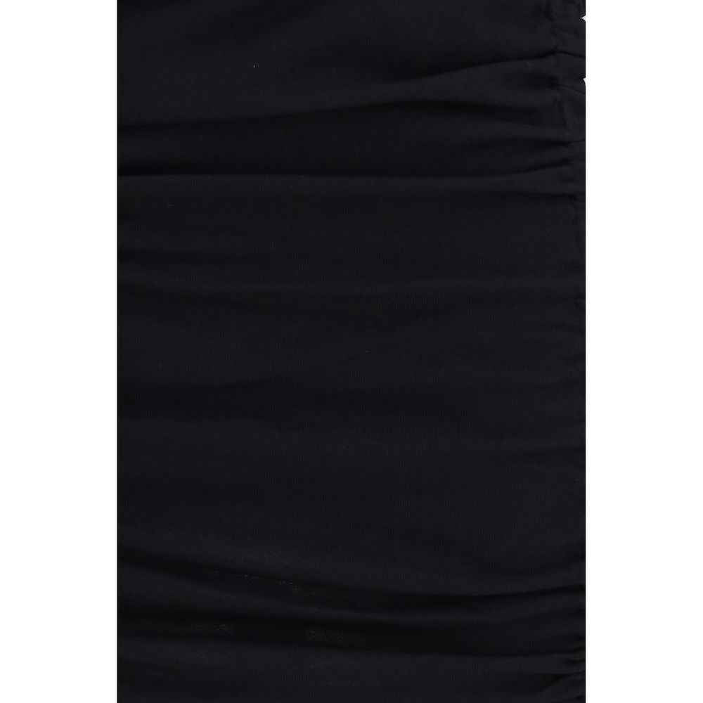 PINKO Black Cotton Casual Dress