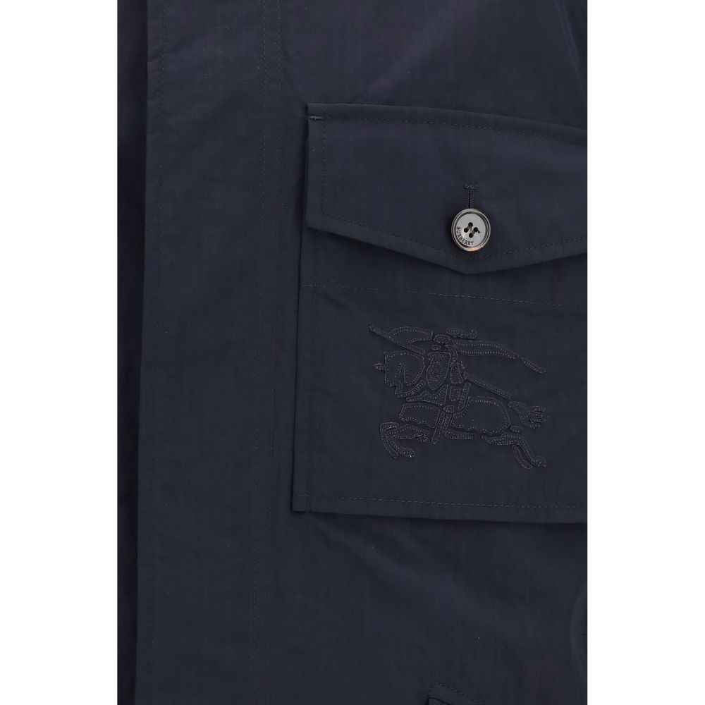 Burberry Blue Polyamide Coat