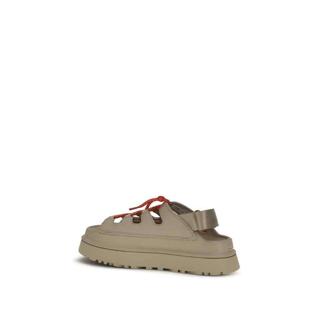 UGG Beige Polyurethane Platform Sandals