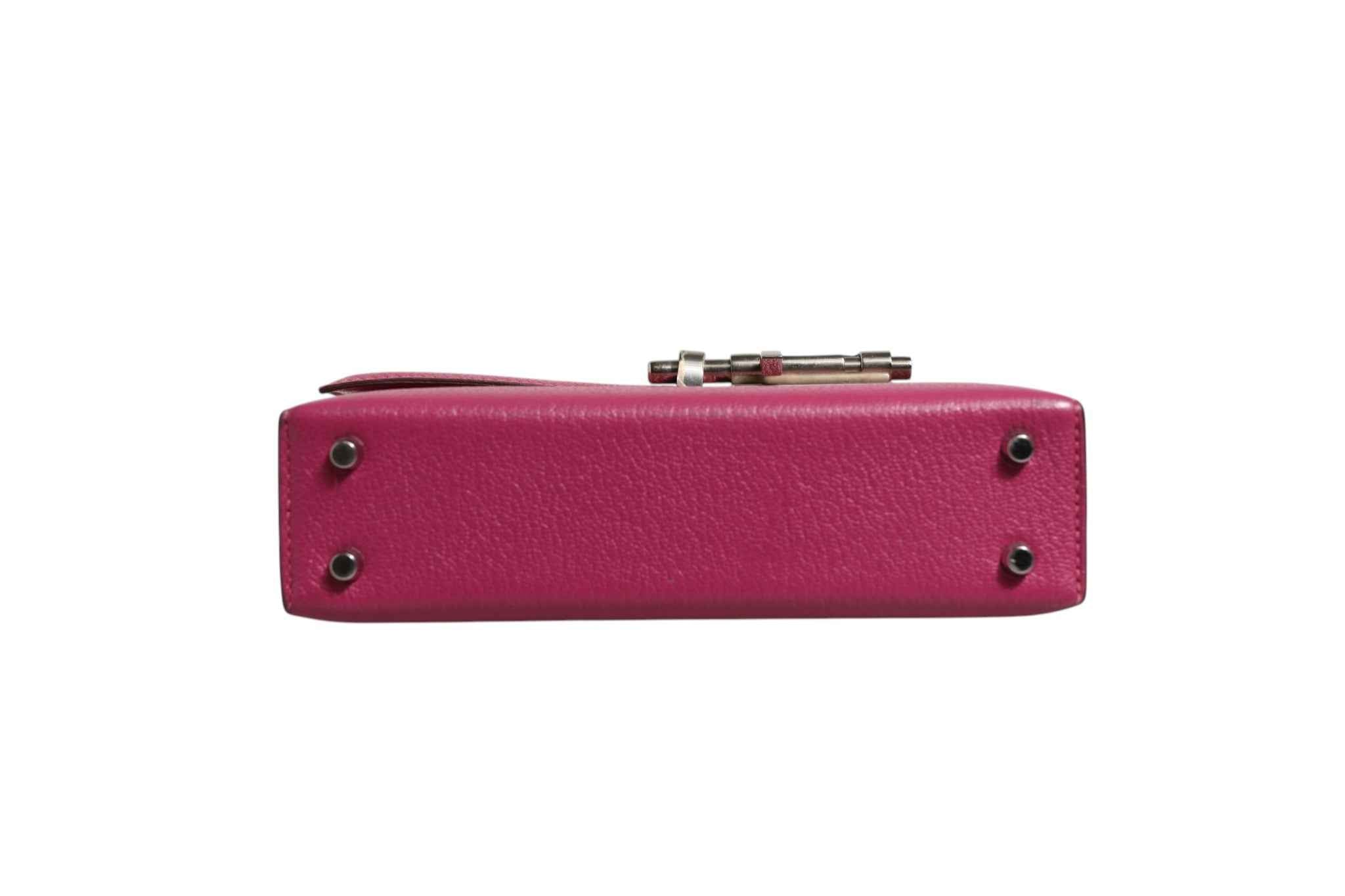 Hermès Mini Verrou Chaine Bag Chevre Mysore Magnolia