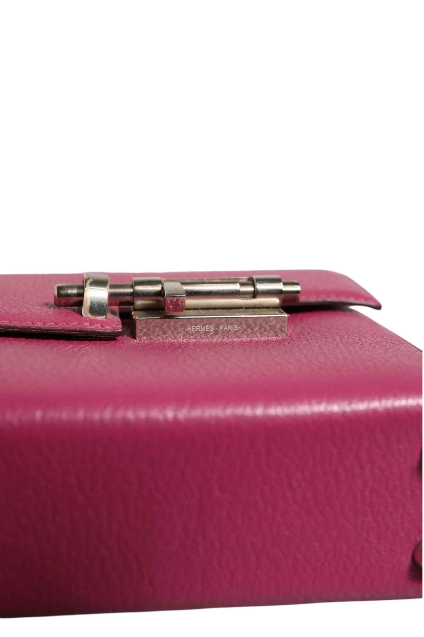 Hermès Mini Verrou Chaine Bag Chevre Mysore Magnolia