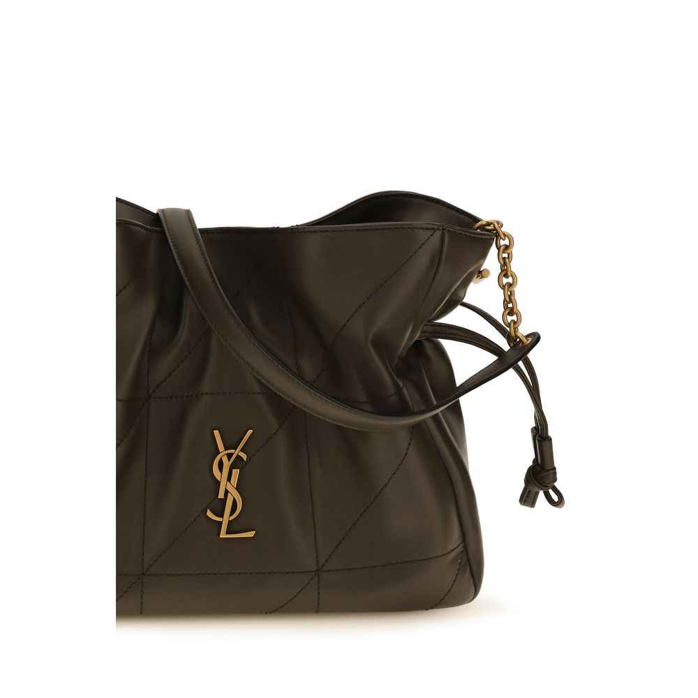 Saint Laurent Bicolor Lamb Ovis Aries Aries Clutch Bag