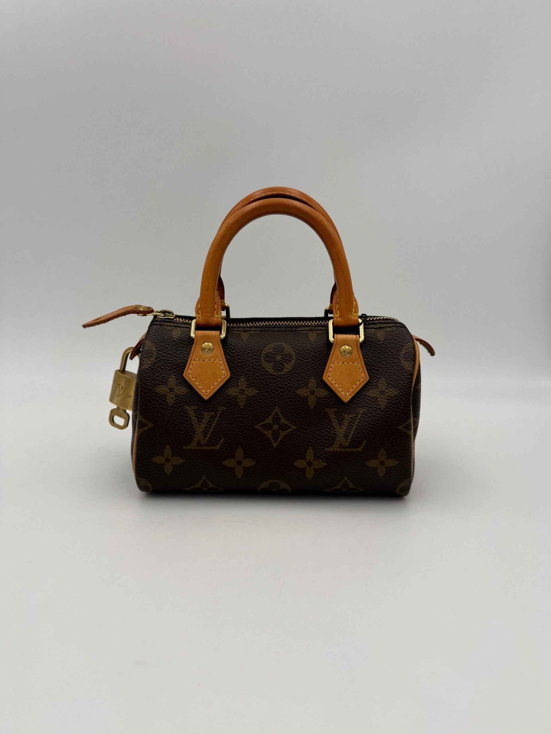 Louis Vuitton LOUIS VUITTON Nano Speedy Monogram Handbag