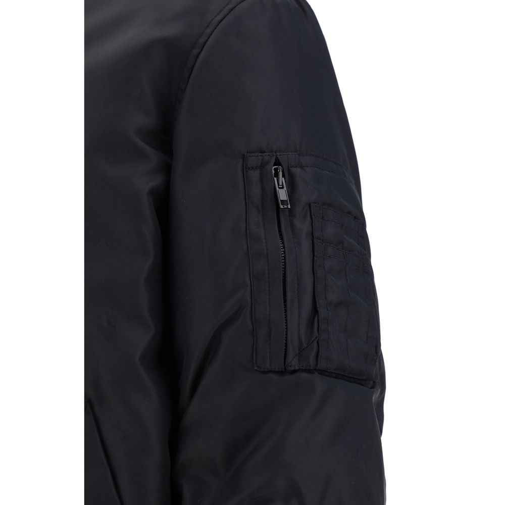 Moschino Black Polyamide Bomber