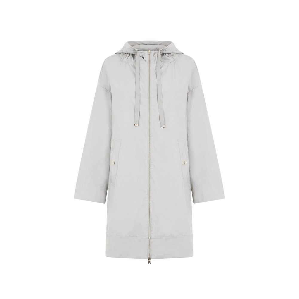 Herno Gray Elastane Coat