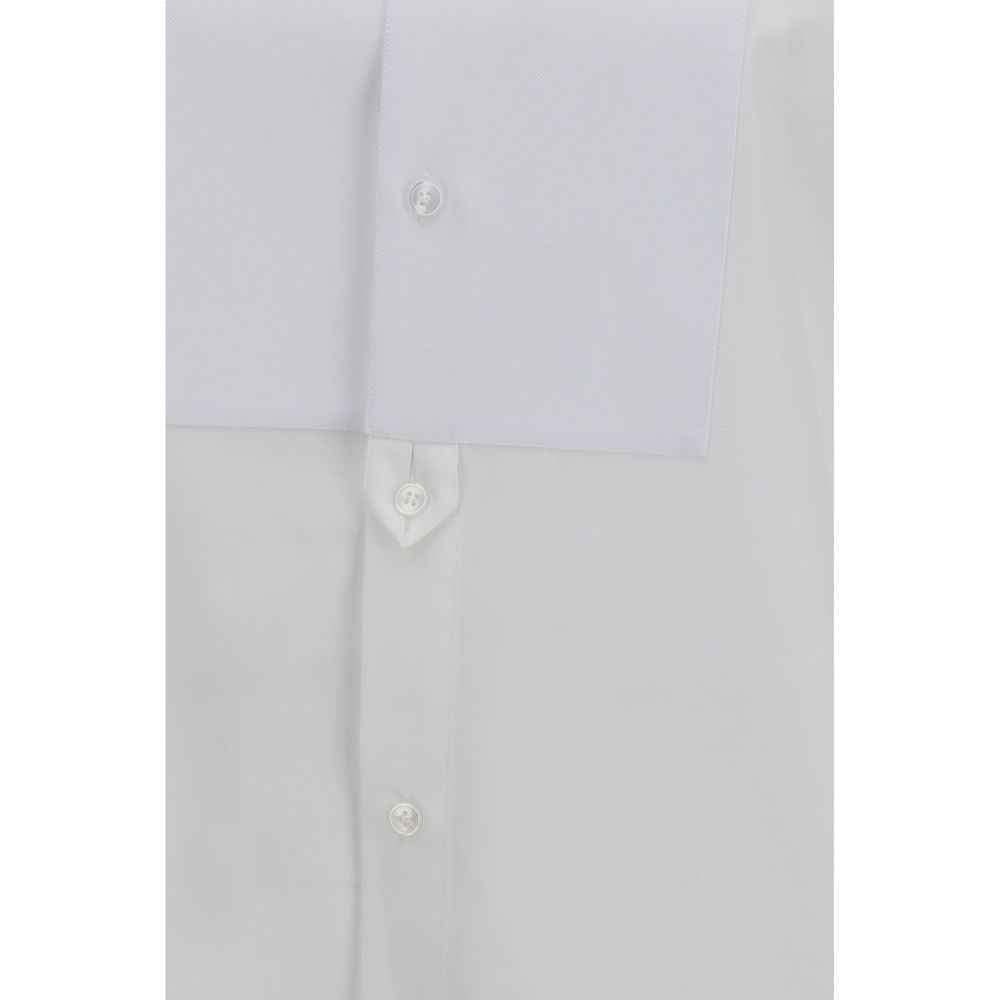 Saint Laurent White Cotton Dress Shirt