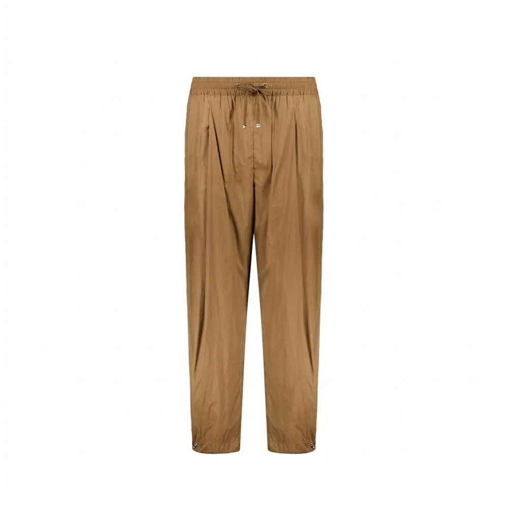 Herno Brown Elastane Casual Pants