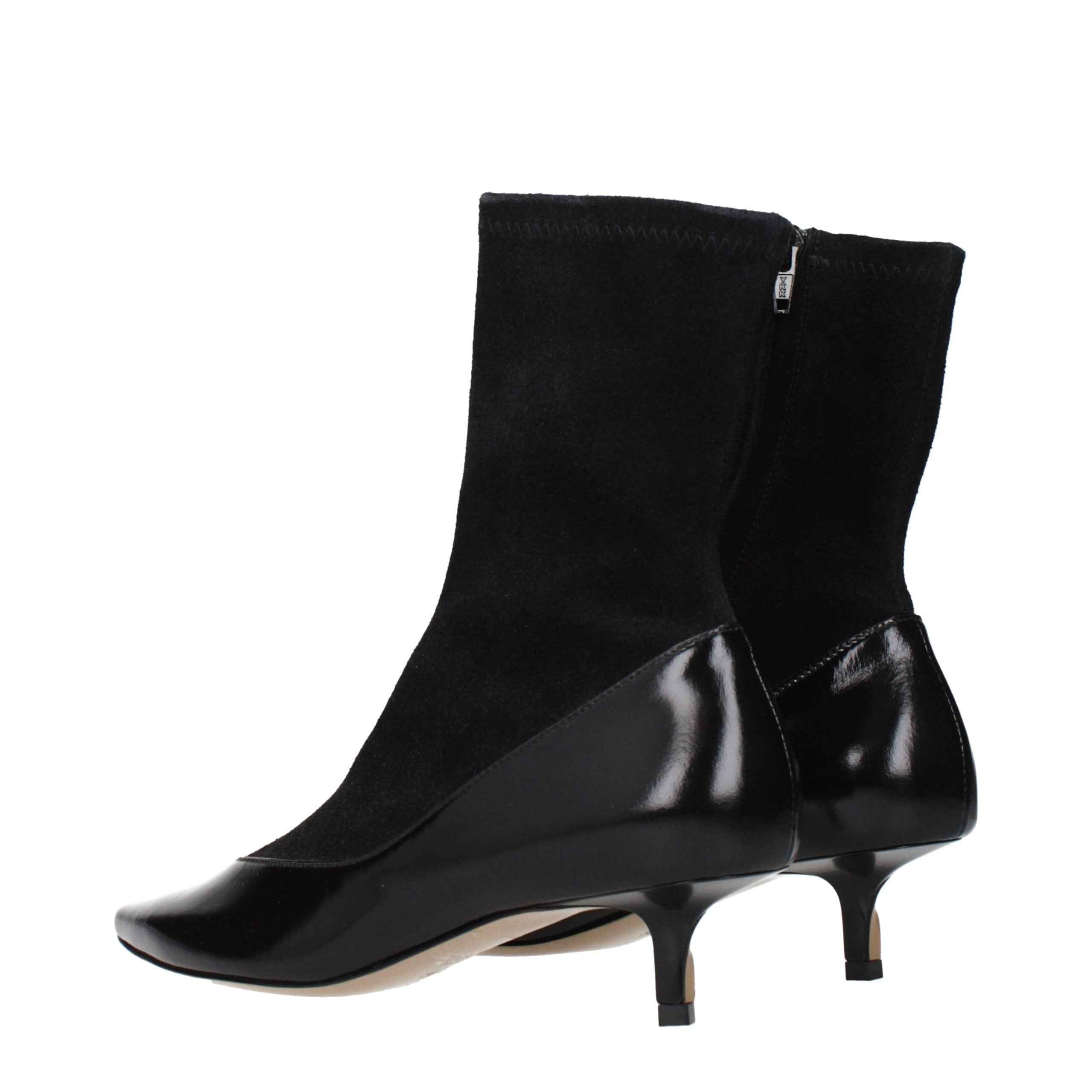 Jacquemus Black Leather Ankle Boots