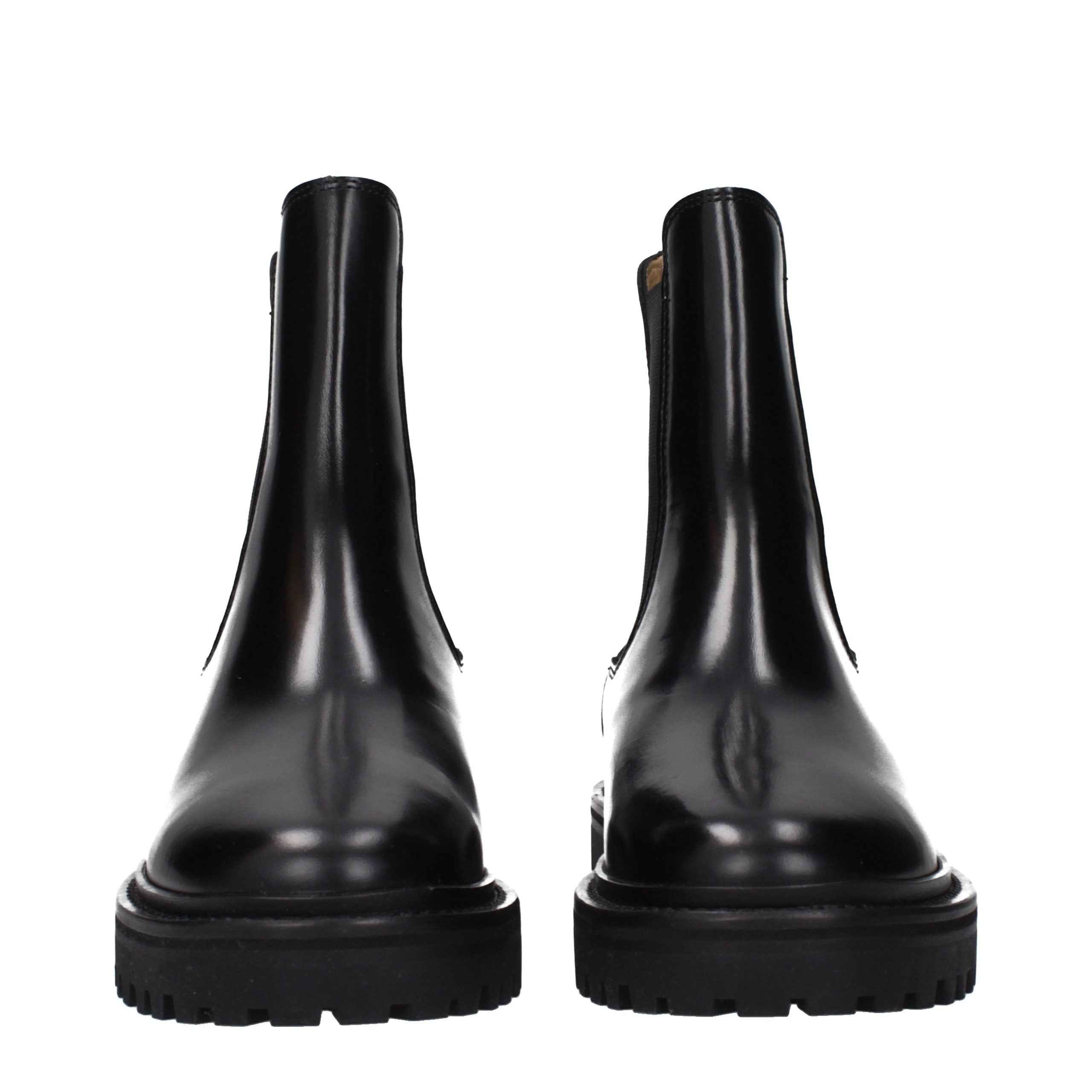 Isabel Marant Black Leather Ankle Boots