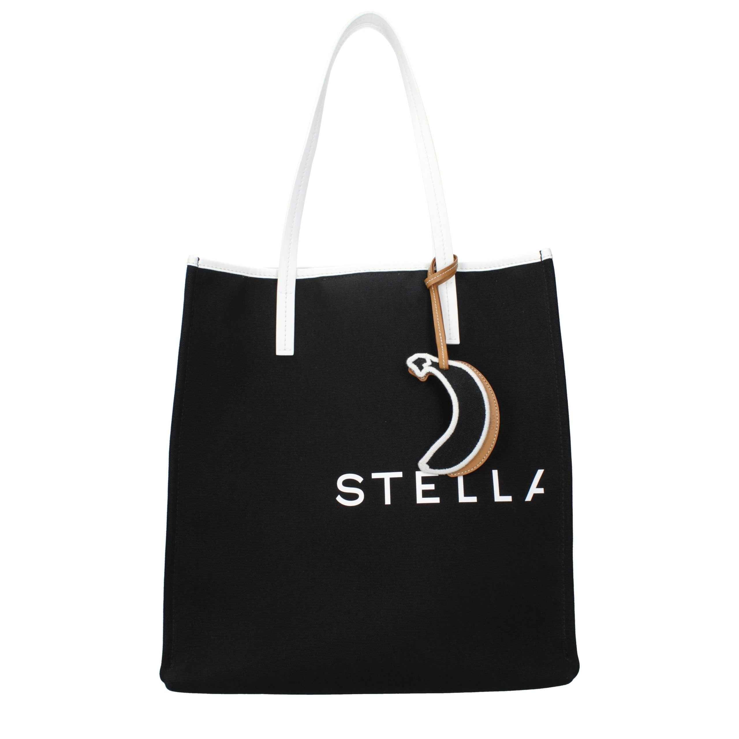 Stella McCartney Black Fabric Shoulder Bag