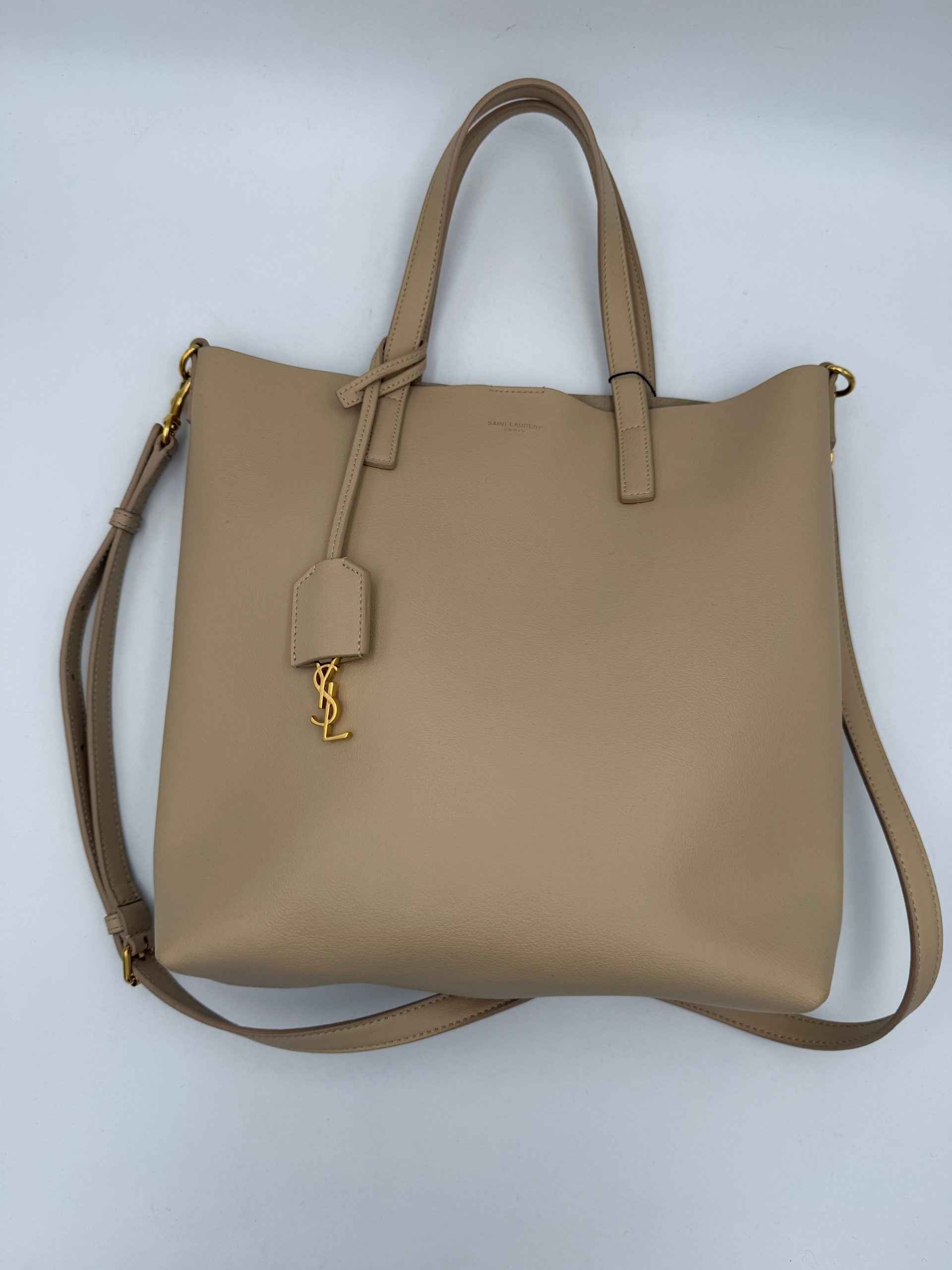 Saint Laurent SAINT LAURENT SHOPPING Beige Bag