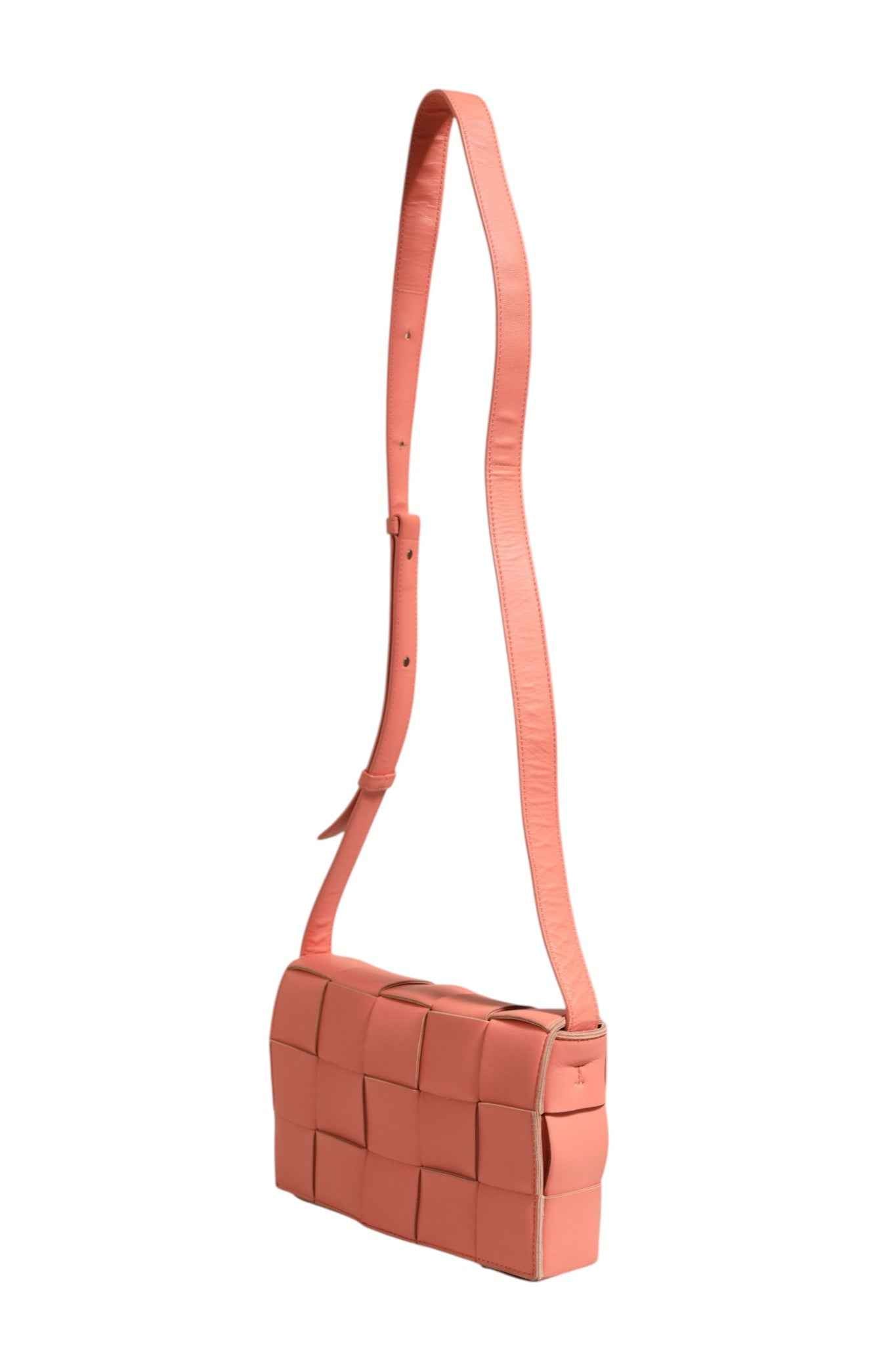 Bottega Veneta Lambskin Maxi Intrecciato Cassette Crossbody Bag